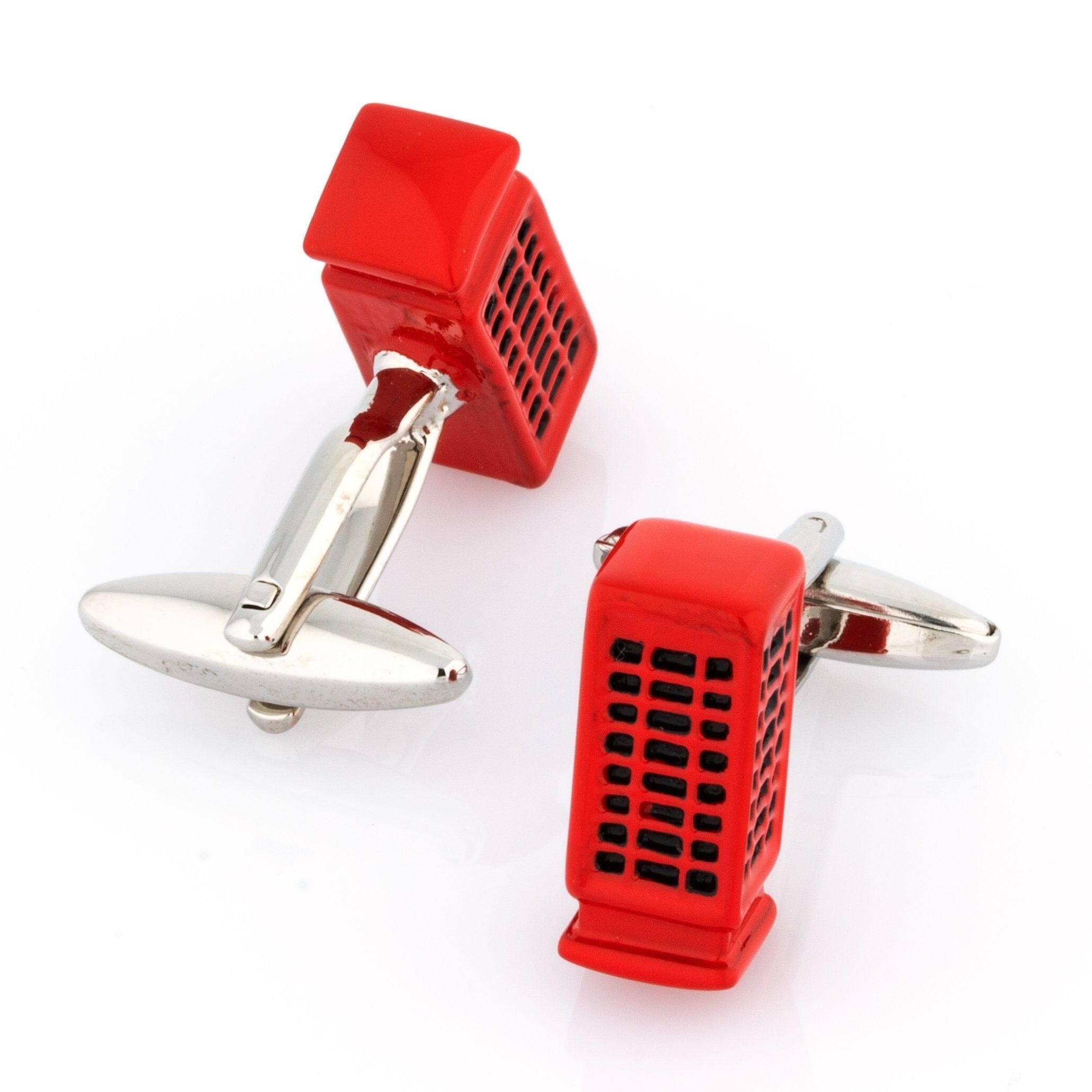 Red "London" Phone Booth Cufflinks Novelty Cufflinks Clinks Australia