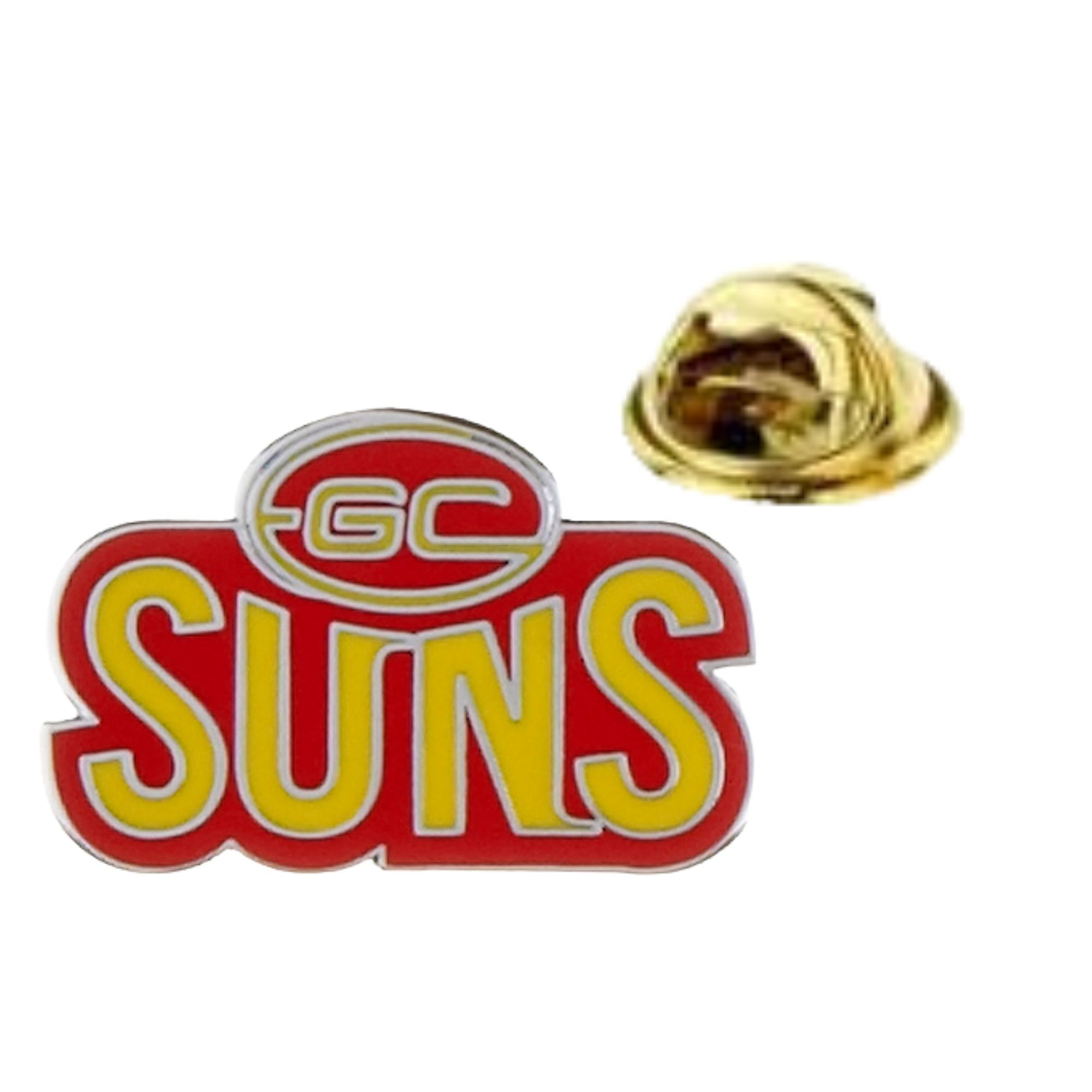 Gold Coast Suns Logo AFL Pin Lapel Pin Clinks Australia Default