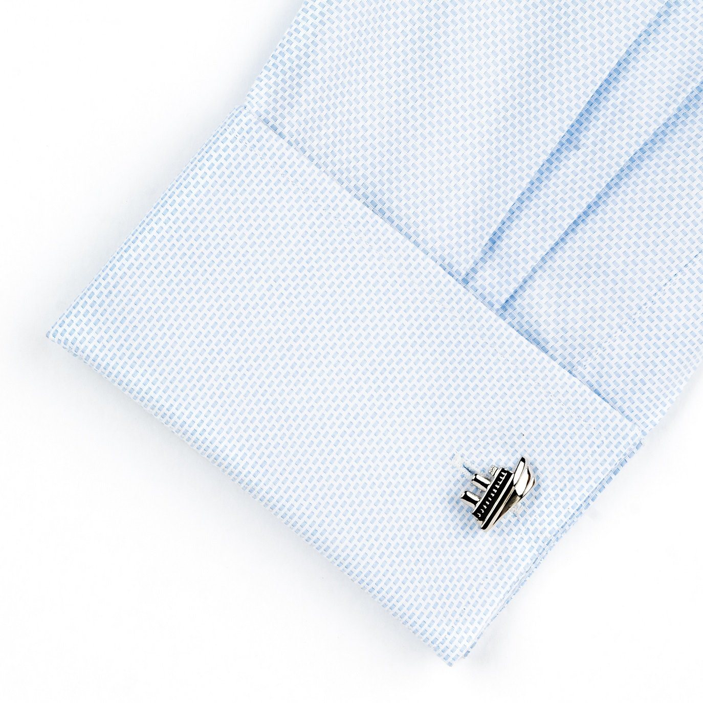 Silver Ship Cufflinks Novelty Cufflinks Clinks Australia
