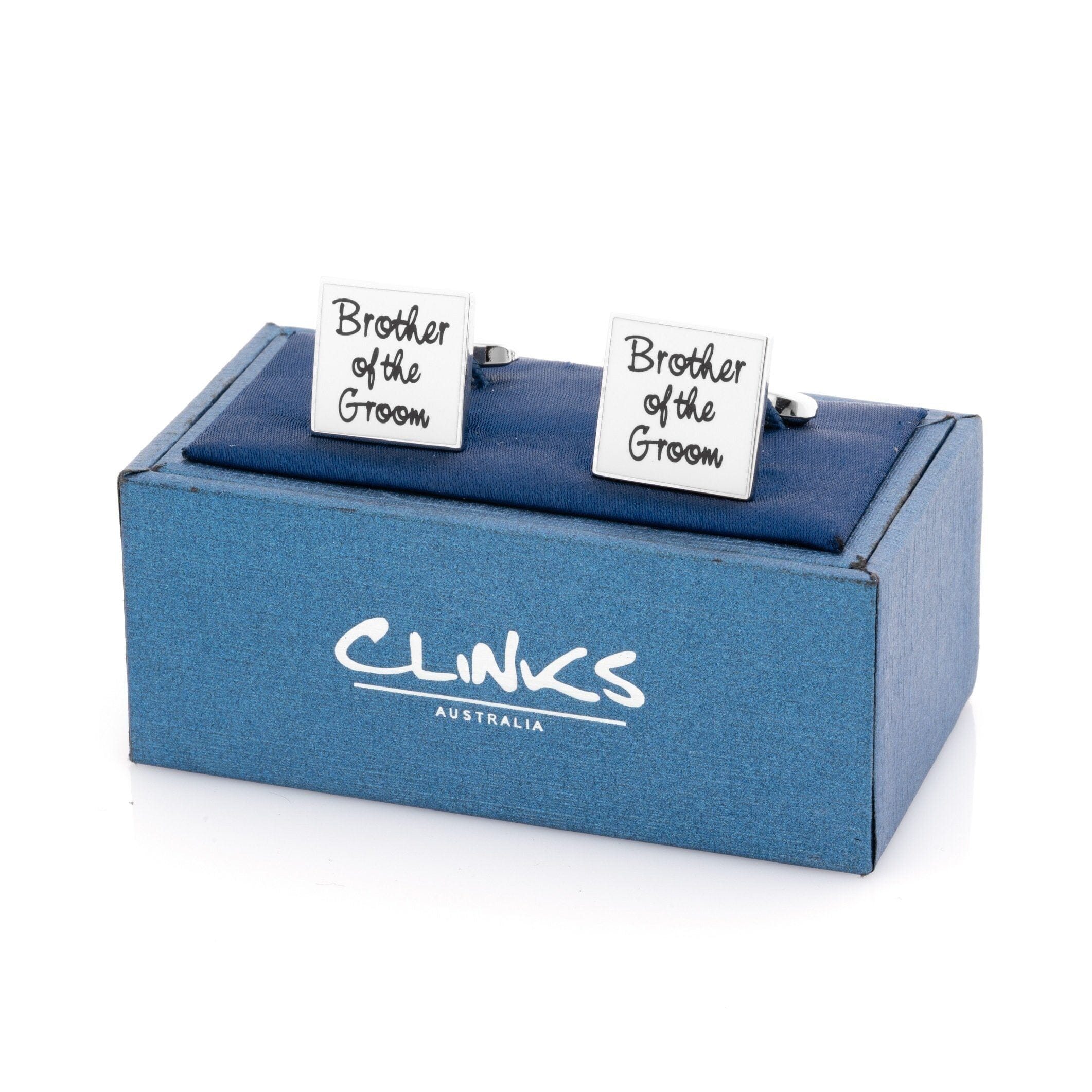 Brother of the Groom White Wedding Cufflinks Wedding Cufflinks Clinks Australia