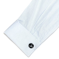 Bull Black Enamel Cufflinks Novelty Cufflinks Clinks Australia