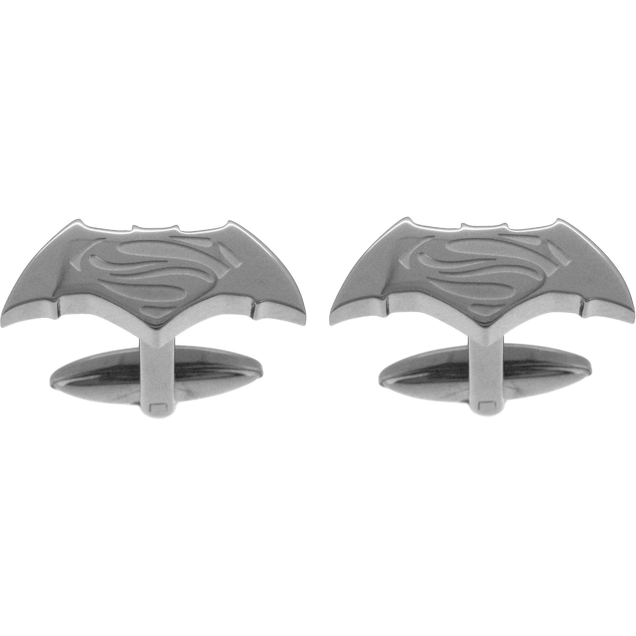 Batman v Superman Cufflinks Silver Silver Cufflinks DC Comics Batman v Superman Cufflinks Silver