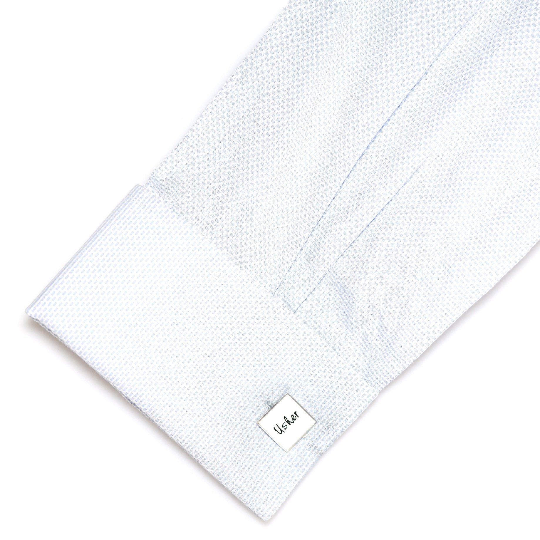 Usher White Cufflinks Wedding Cufflinks Clinks Australia