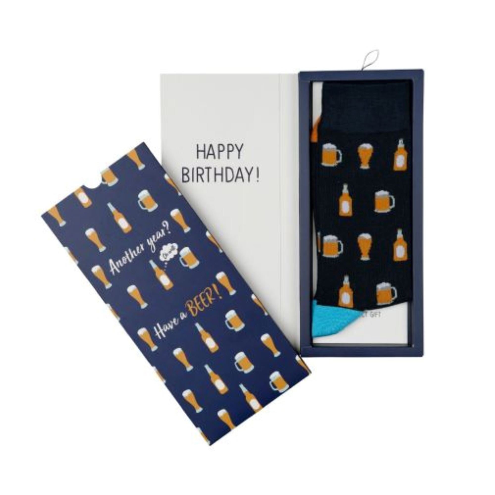 Mens Beer Sock Card Socks Bamboozld Default