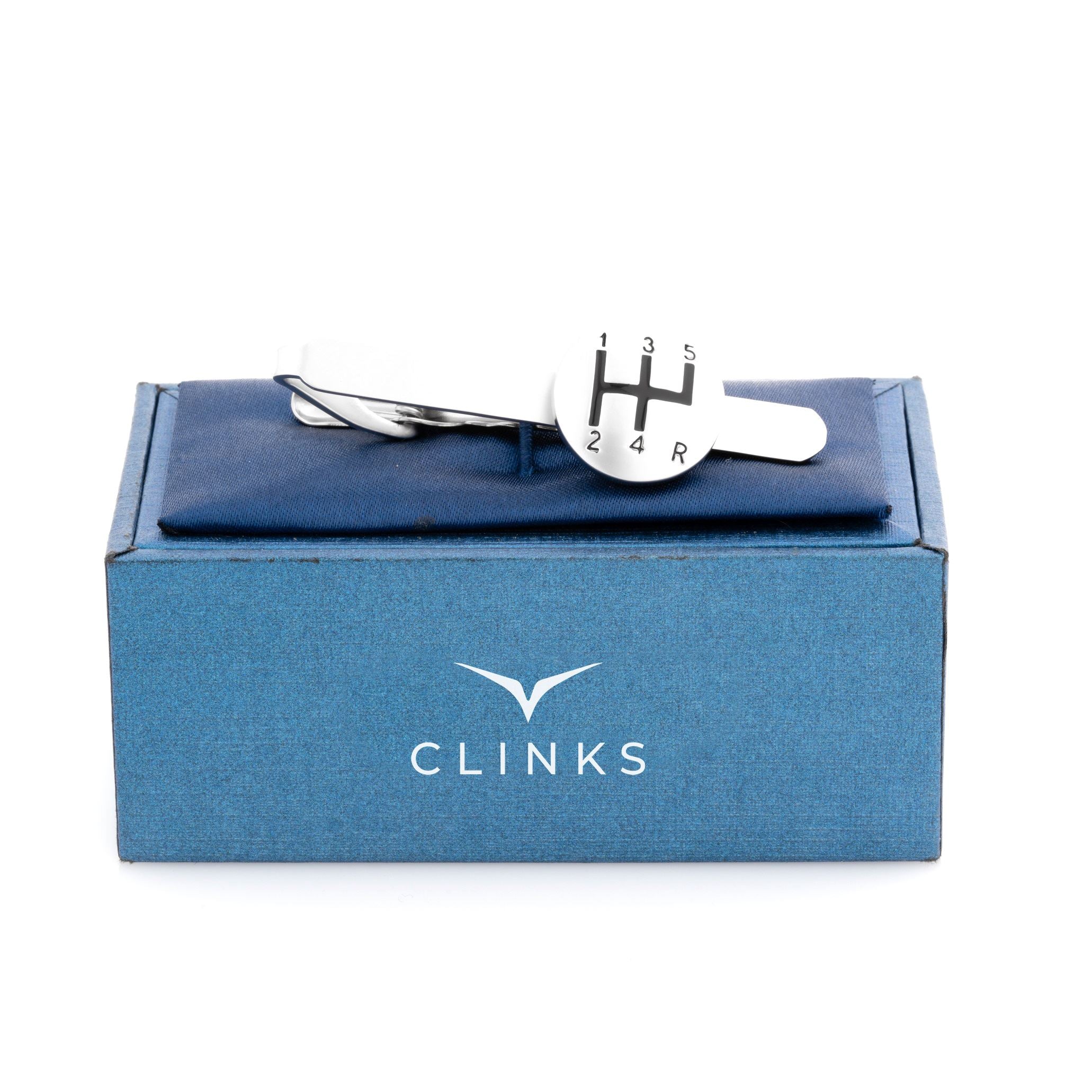 Gear Shift Tie Clip Tie Clips Clinks