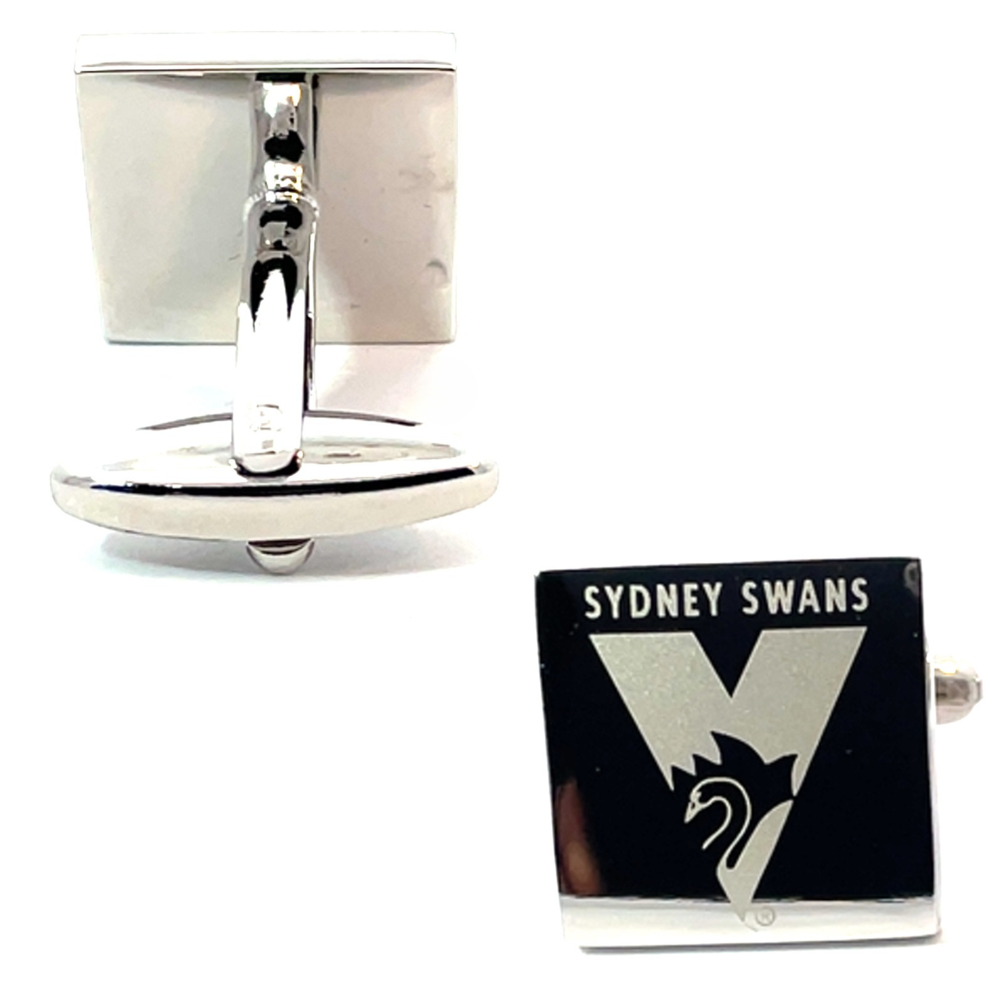 Silver Sydney Swans FC AFL Cufflinks