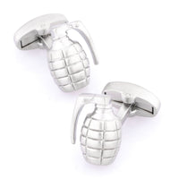 Grenade Silver Cufflinks Silver Cufflinks Clinks Australia Grenade Silver Cufflinks