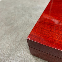 Seconds - 16 Pairs Wooden Cufflink Box Cherry (B)