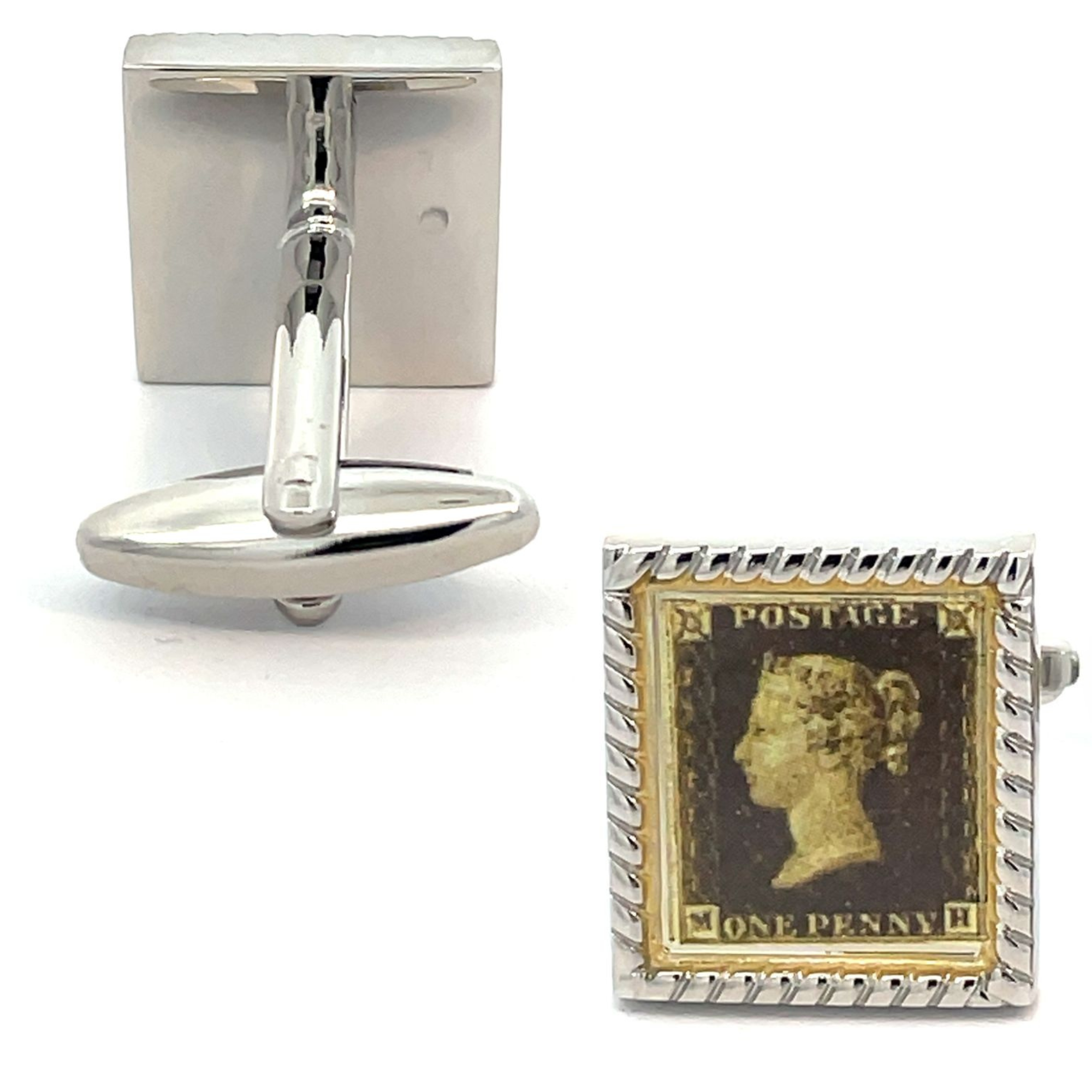 Penny Black Stamp Cufflinks