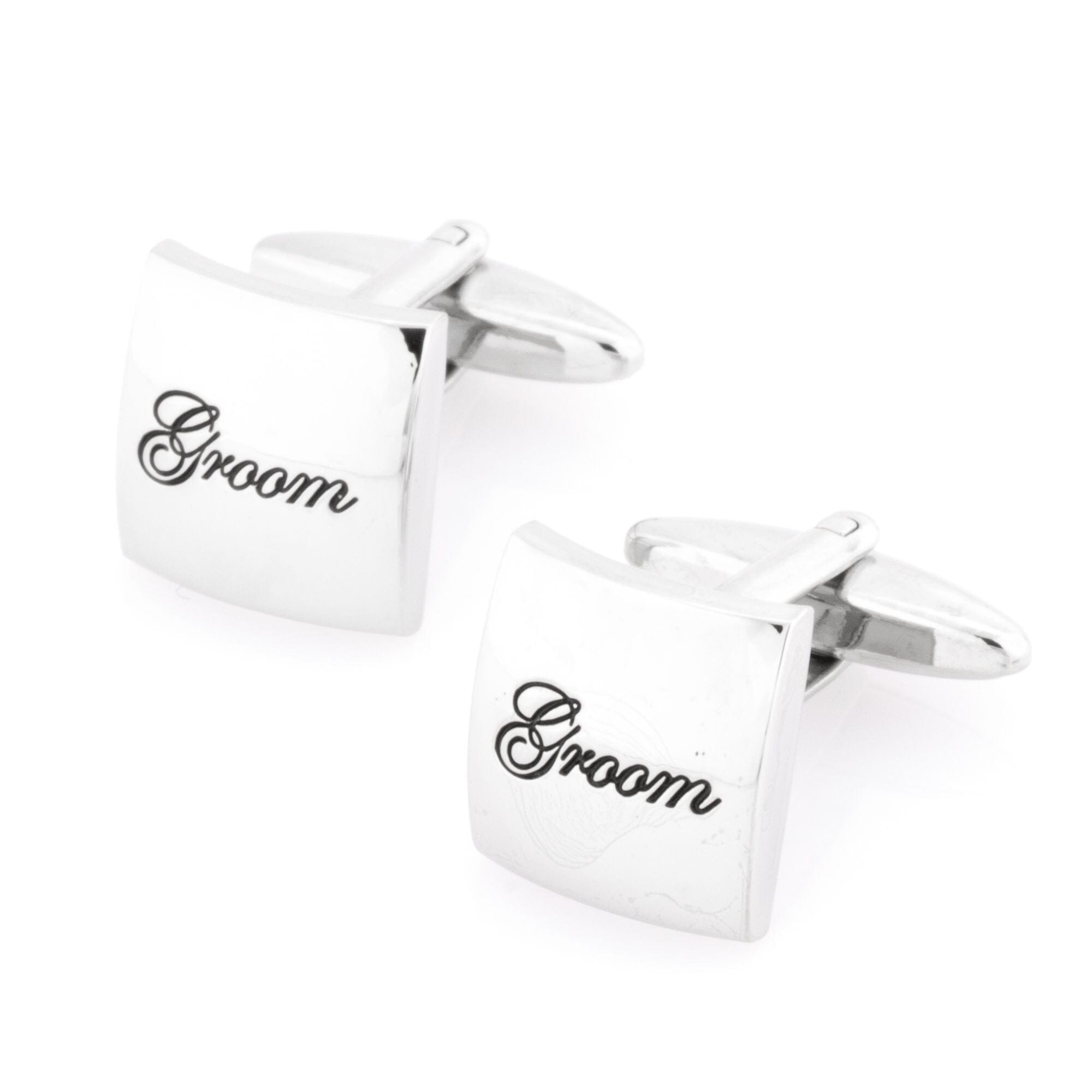Groom Curved Silver Wedding Cufflinks Wedding Cufflinks Clinks Australia Groom Curved Silver Cufflinks 