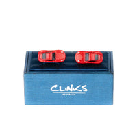 Red Porsche 911 Car Cufflinks