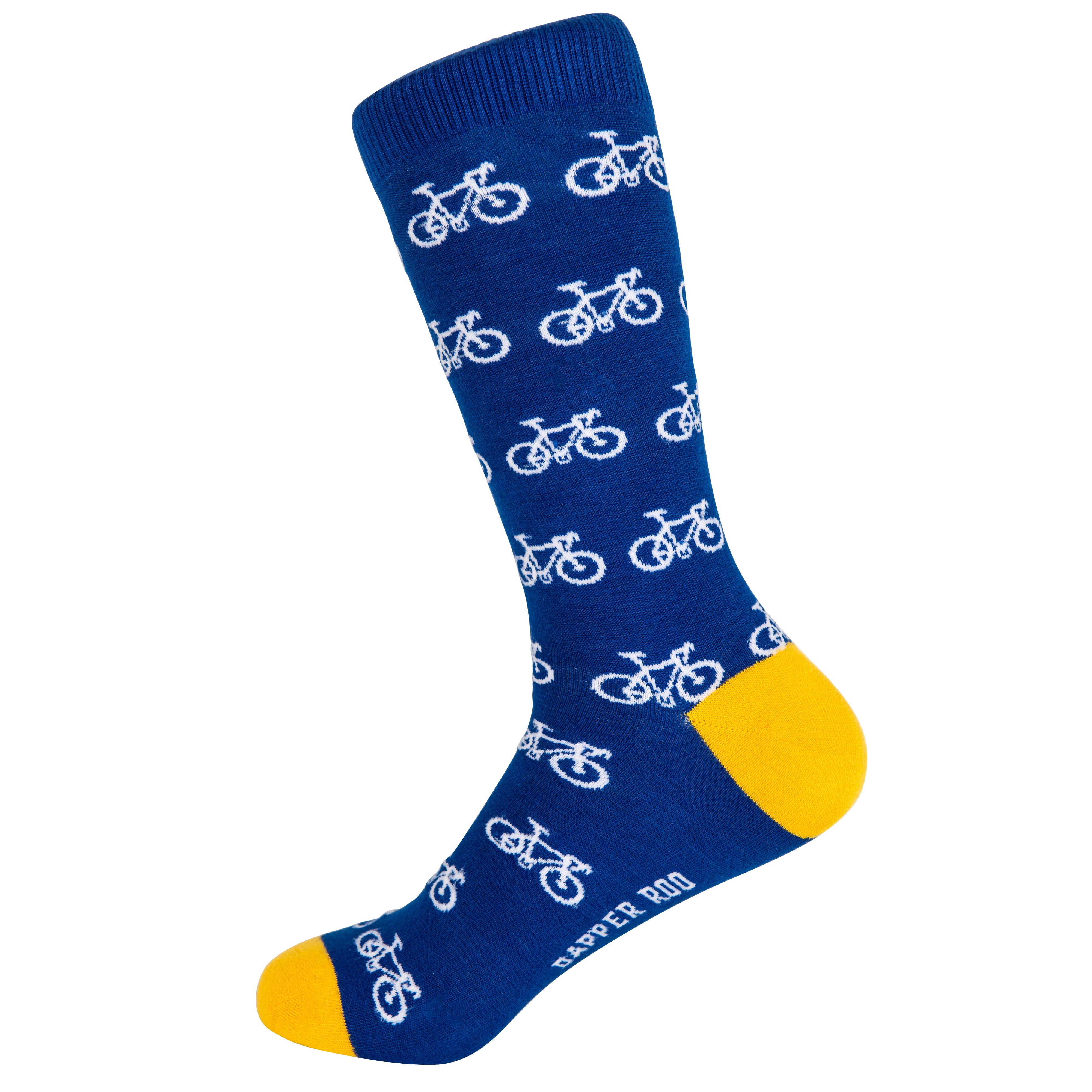 Ride On Bicycle Cycling Bamboo Socks by Dapper Roo