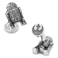 Star Wars R2D2 3D Antique Moving Head Cufflinks