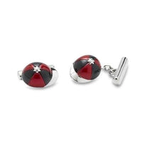 Jockey Hat Cufflinks (Coloured) Novelty Cufflinks Clinks Australia Jockey Hat Cufflinks (Coloured)