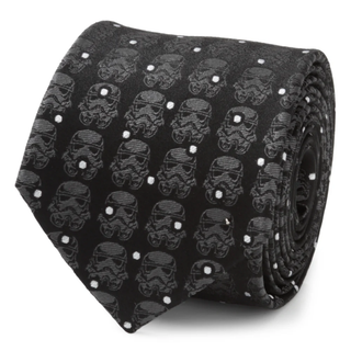 Star Wars Stormtrooper Schwarze Krawatte mit Punkten