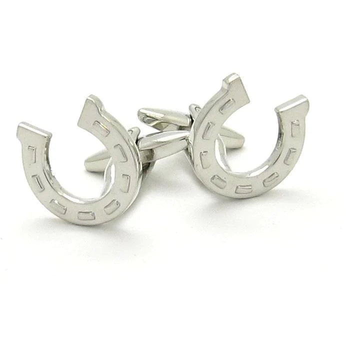 Silver Horseshoe Cufflinks