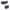 Seconds - Real Leather Cufflink Wallet - Blue (A)