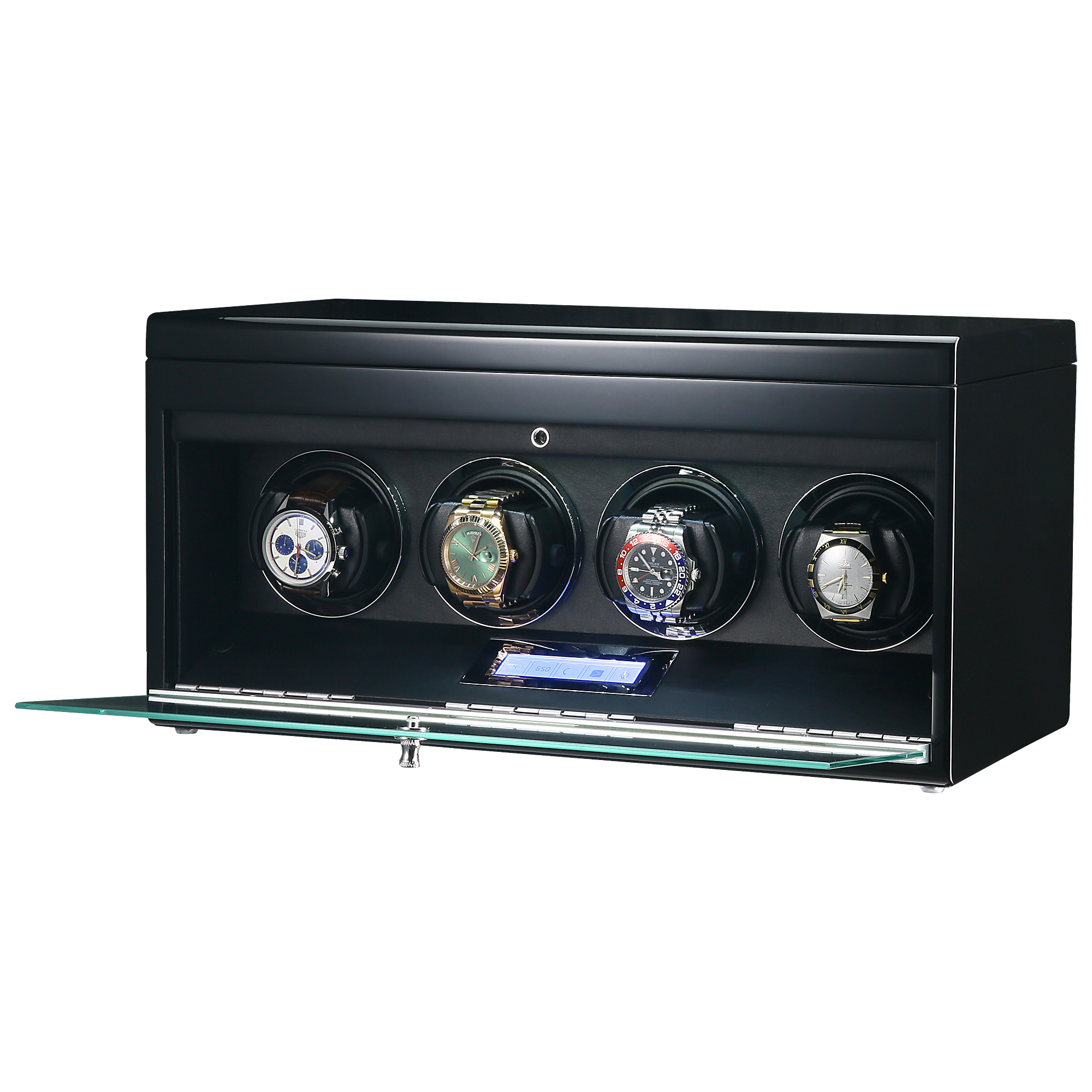 Seconds - Vancouver Watch Winder for 4 Black (A)