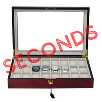Seconds - 24 Slots Wooden Watch Box