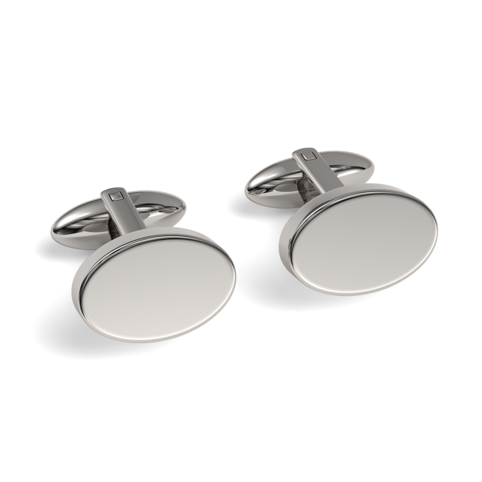 Oval Engravable Cufflinks (Blank)