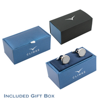 Two Initials Engraved Square Cufflinks