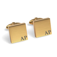 Initials Engraved Cufflinks