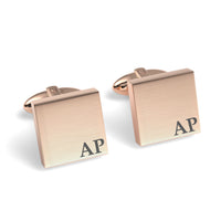 Initials Engraved Cufflinks