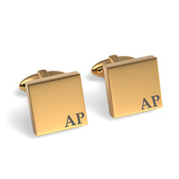 Initials Engraved Cufflinks