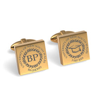 Personalised Graduation Engraved Cufflinks