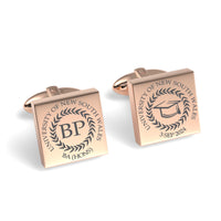 Personalised Graduation Engraved Cufflinks