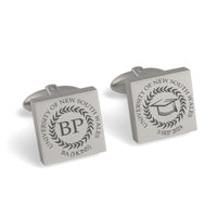 Personalised Graduation Engraved Cufflinks