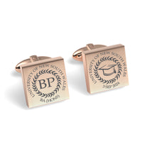 Personalised Graduation Engraved Cufflinks