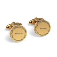 Insert Your Message Cufflinks