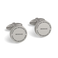 Insert Your Message Cufflinks