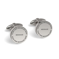 Insert Your Message Cufflinks