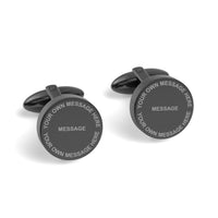 Insert Your Message Cufflinks