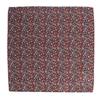 Firecracker Garden Floral Pocket Square