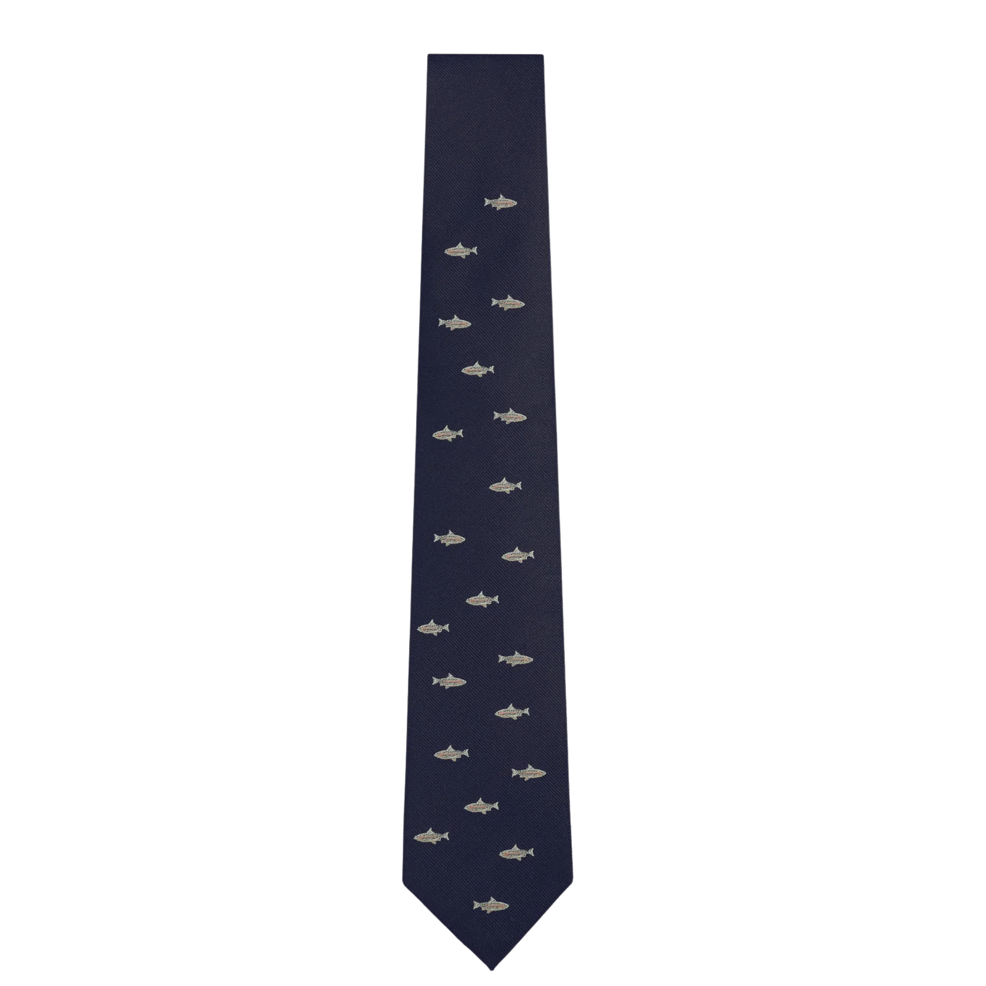 Navy Fish Tie