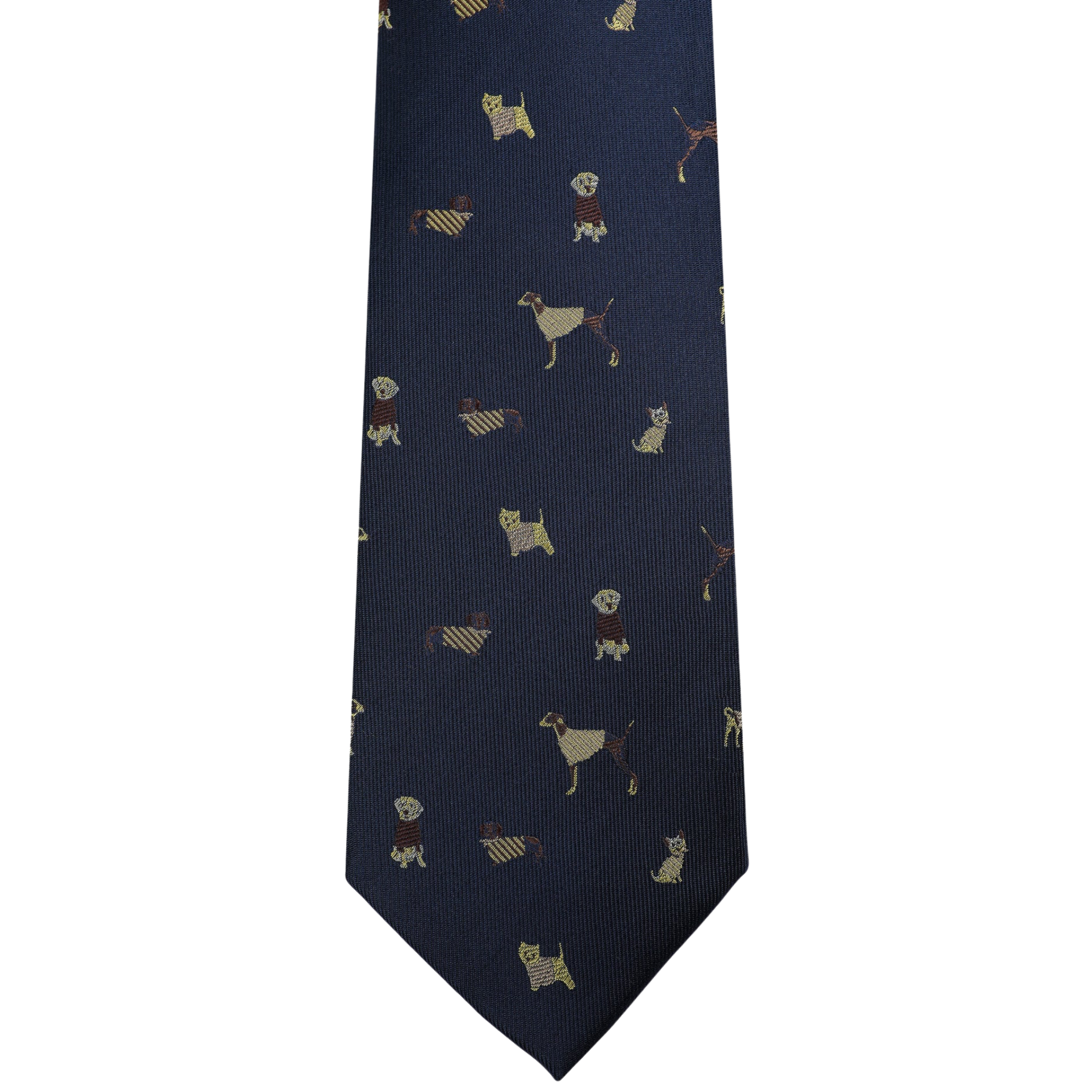 Yellow Doggy Tie
