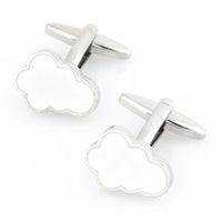 Cloud Cufflinks White