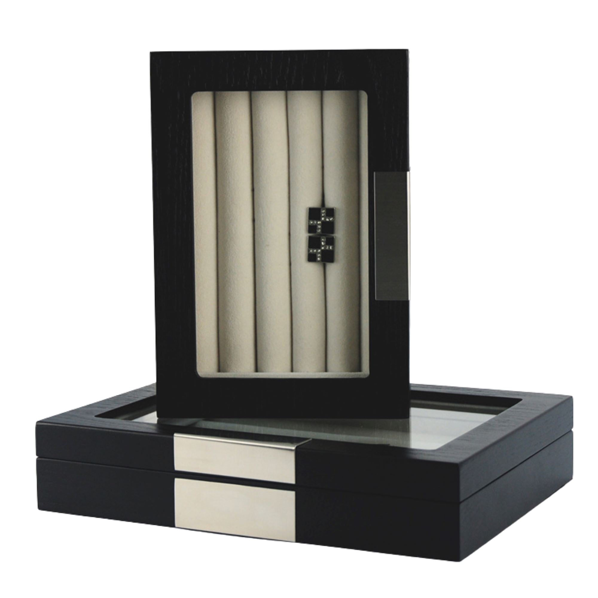20 Pairs Black Wooden Cufflink Box Cufflink Boxes Clinks Australia 
