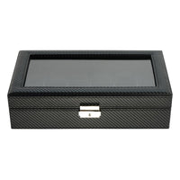 Leather Watch Box for 12 watches storage Watch Boxes Clinks