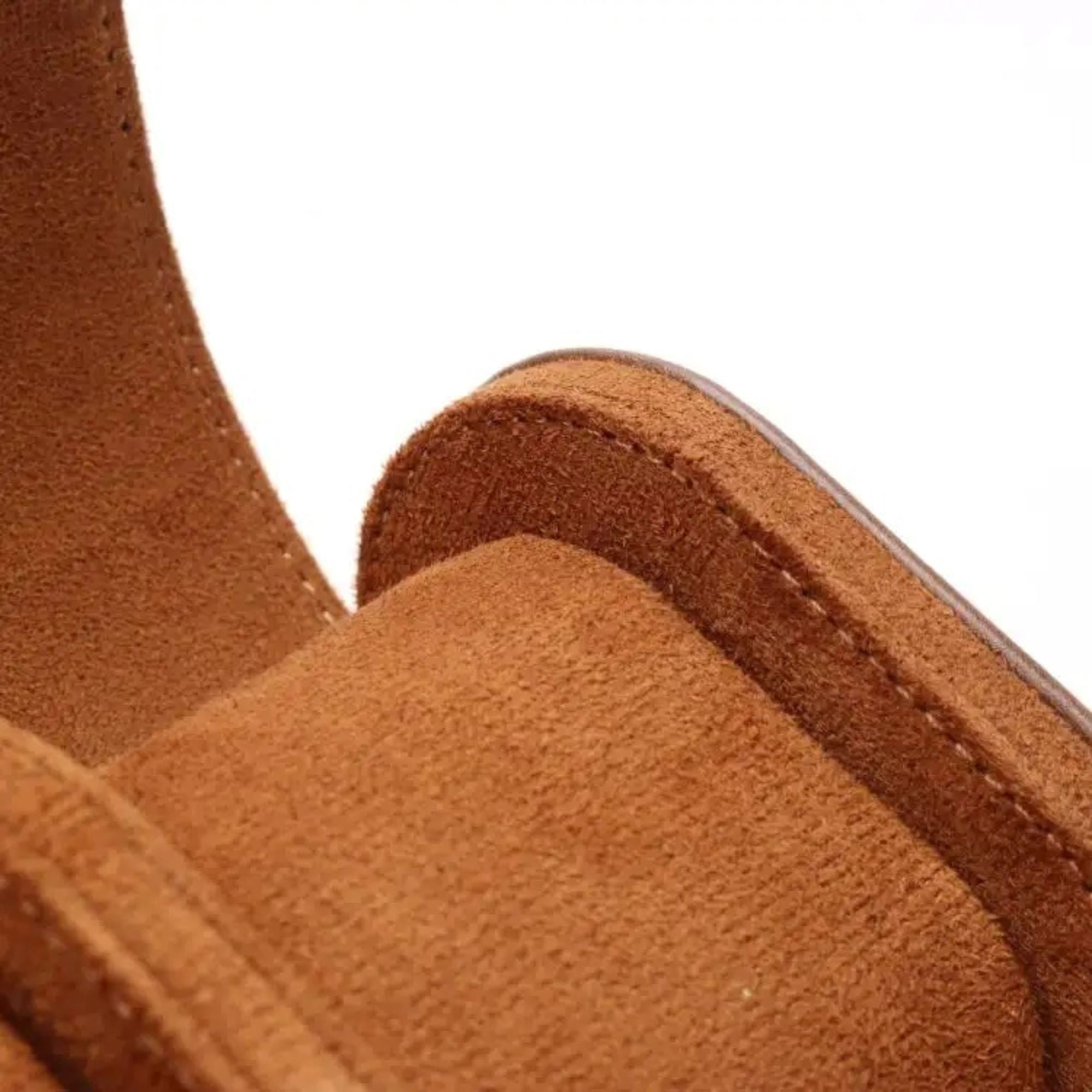 Watch Roll Case for 3 in Brown Vegan Leather Watch Boxes Clinks 