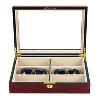 6 Pairs Cherry Wooden Sunglass Box Storage Boxes Clinks Australia