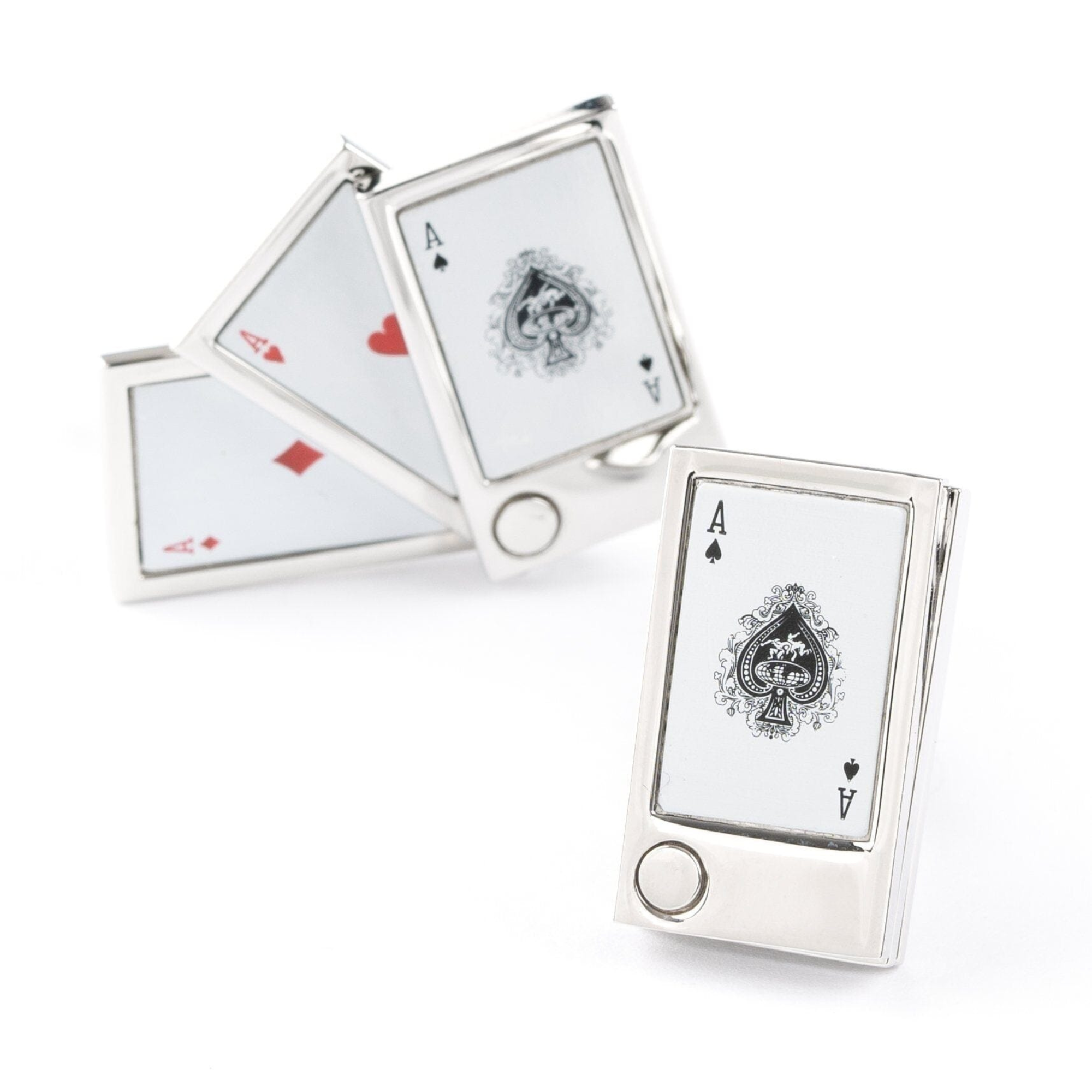 "Flip Out" Playing Cards Cufflinks