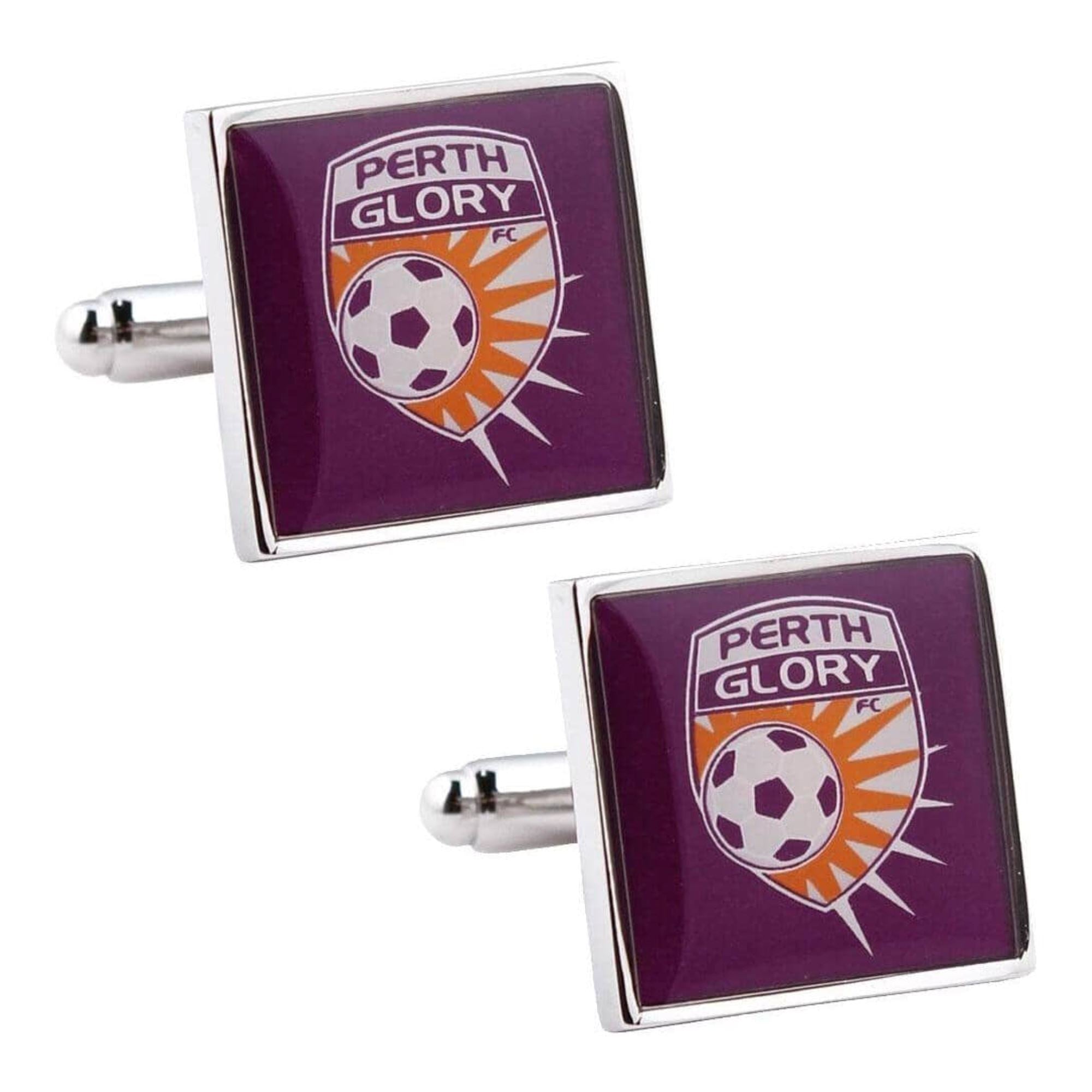 Perth Glory FC A-League Football Cufflinks Novelty Cufflinks A-League Perth Glory FC A-League Football Cufflinks 