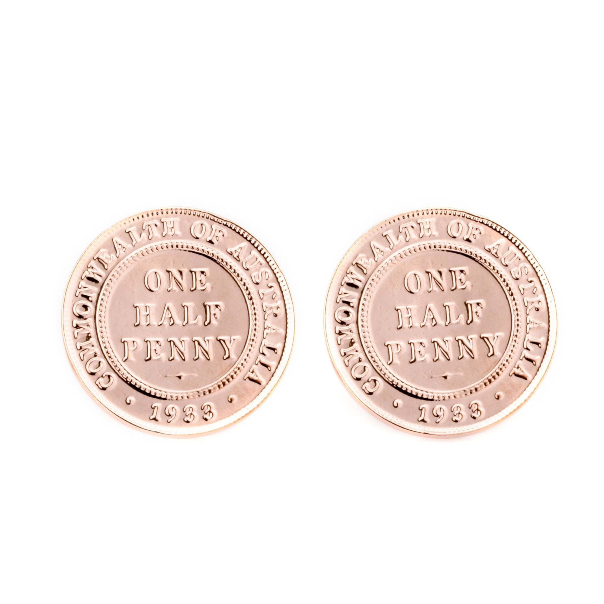 Half Penny George V Cufflinks Novelty Cufflinks Clinks Australia Default 