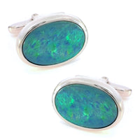 Doublet Opal Cufflinks Classic & Modern Cufflinks Clinks Australia