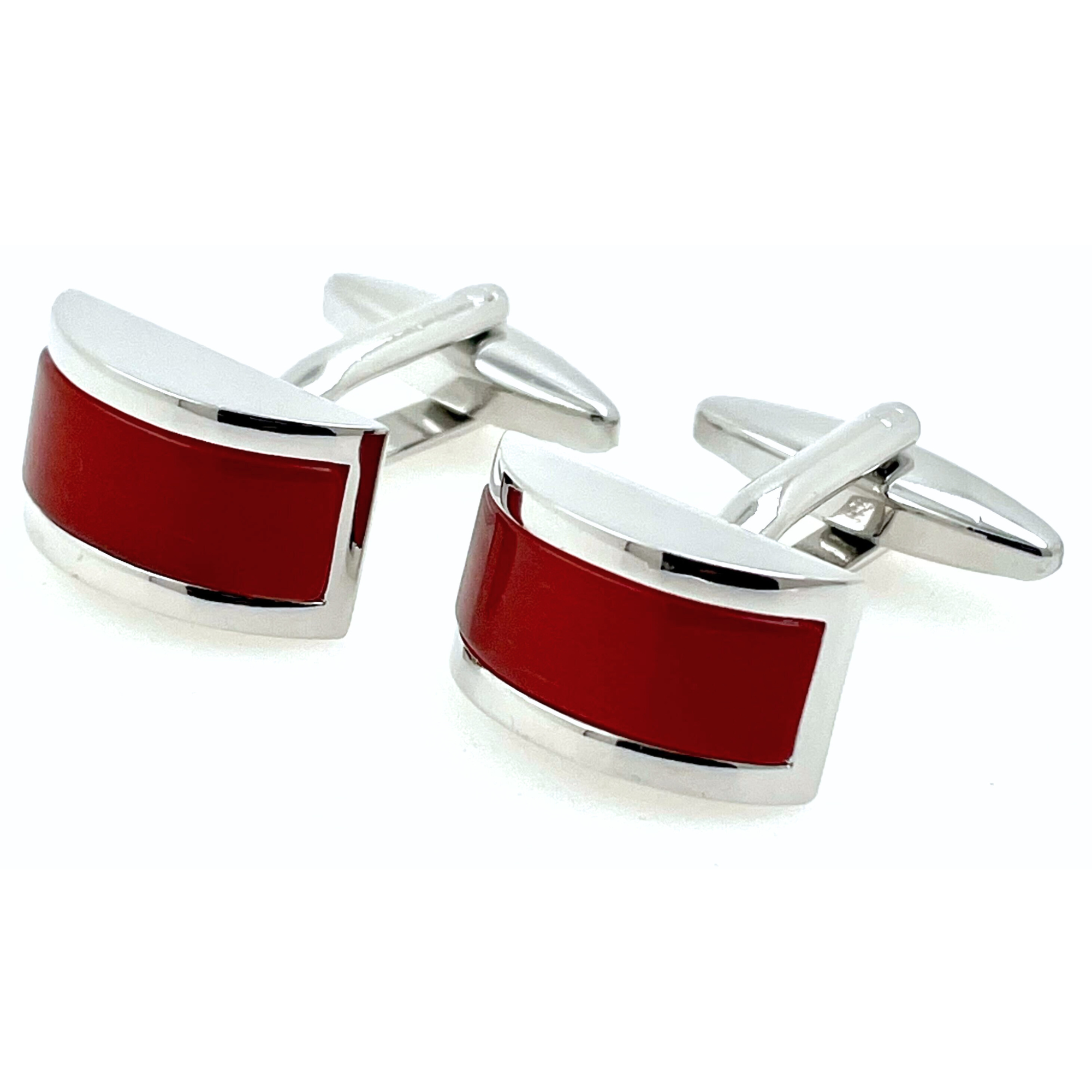 Burnt Orange Cateye Cufflinks