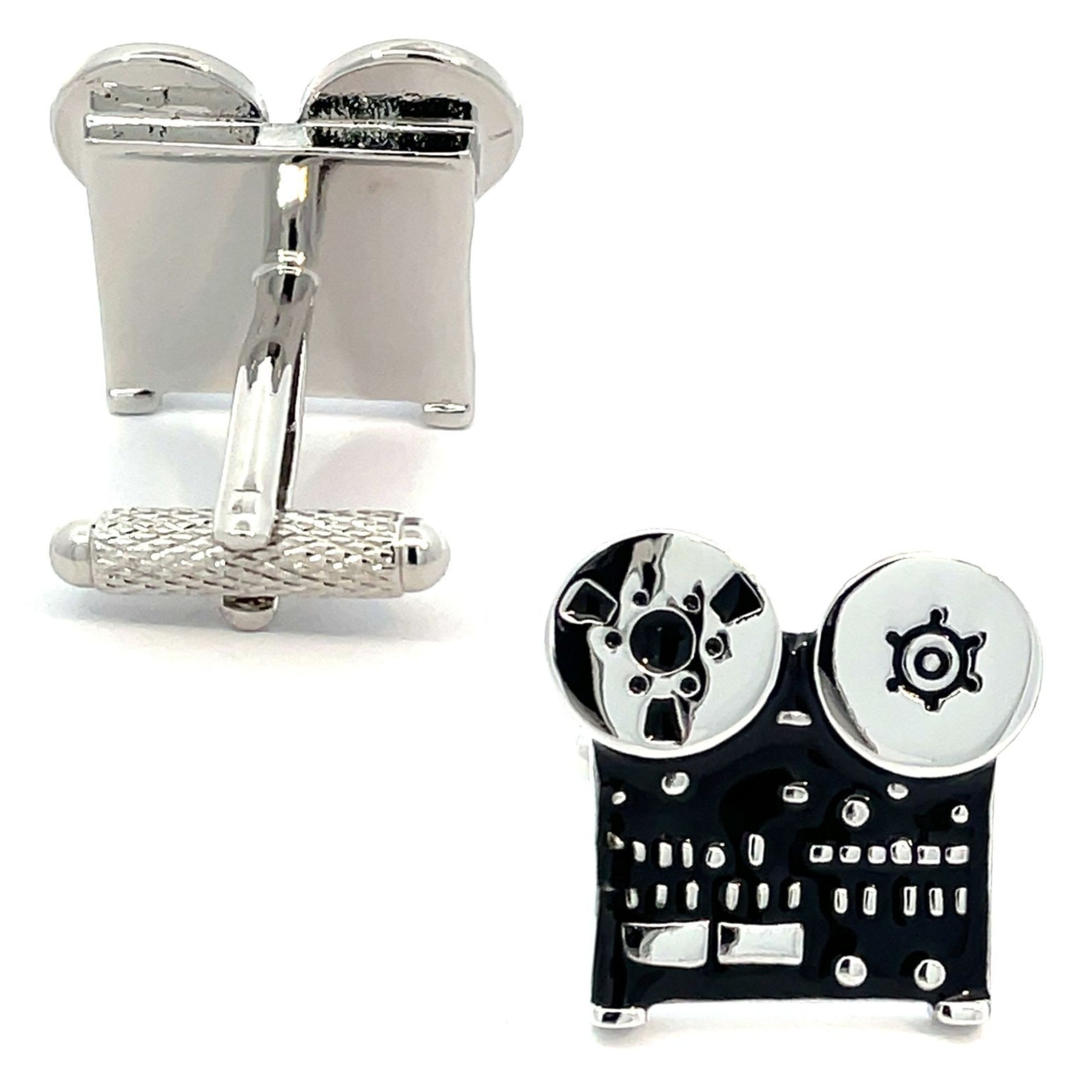 Reel to Reel Audio Recorder Cufflinks